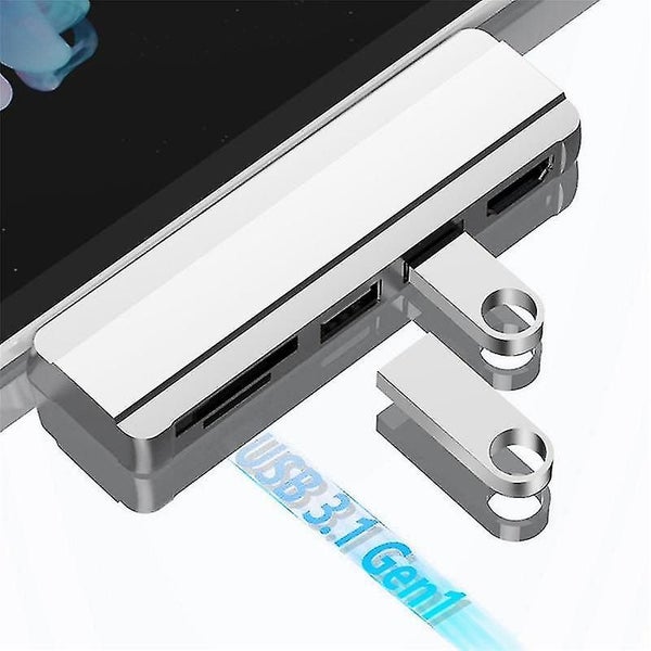 For Surface Pro 6 5 4 Hub 5 In 1 Usb Docking Station With -compatible 2 Ports Us Carousel 1