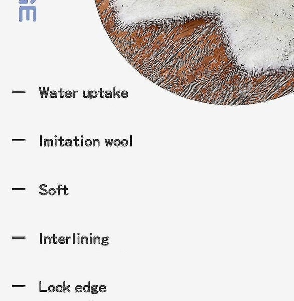 Fluffy Faux Fur Sheepskin Rug Living Room Bedroom Floor Carpet Rugs Home Decor Carousel 3