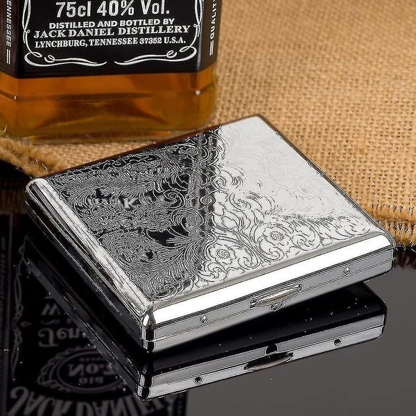 Full Metal Cigarette Case Eco-friendly Smooth Like The Mirror64454611062657112
