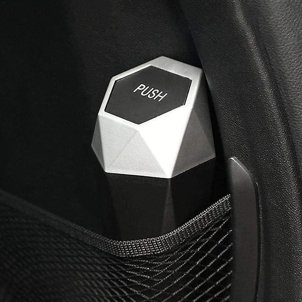 Car Trash Can, Vehicle Automotive Cup Holder Trash Can Small Mini Trash Can Car Carousel 2