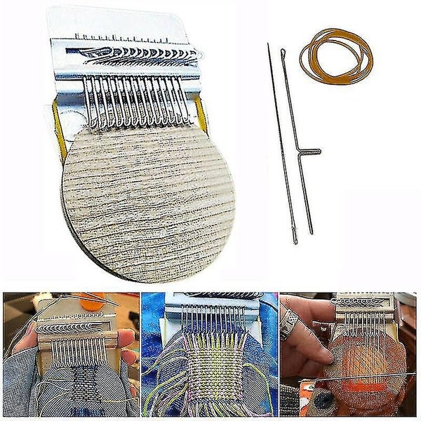 Home Small Loom Kit Knitting Tool Speedweve Type For Sewing Patches Carousel 1
