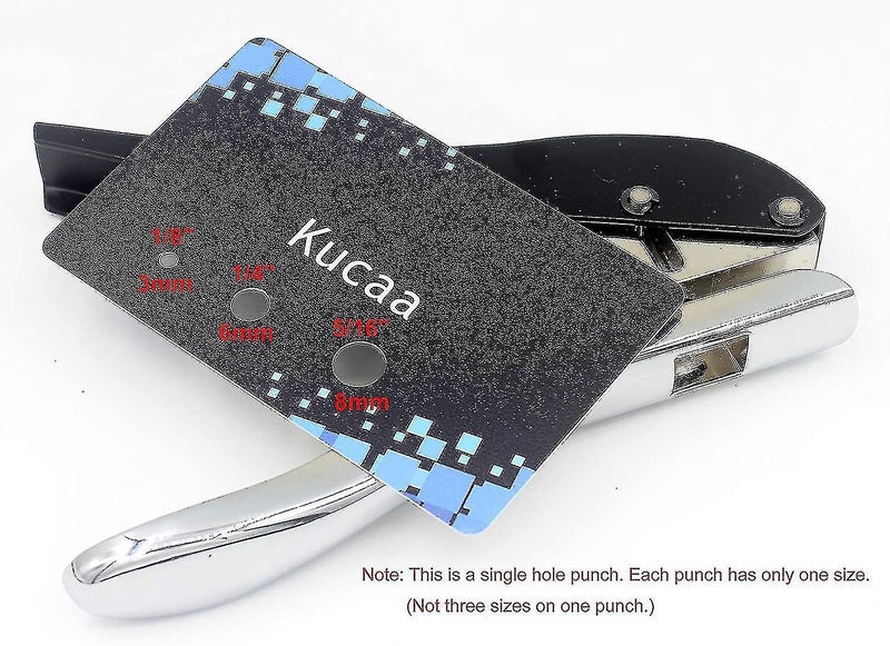 Hand-held Round Single Circle Hole Punch For Id Cards Pvc Cards Carousel 5