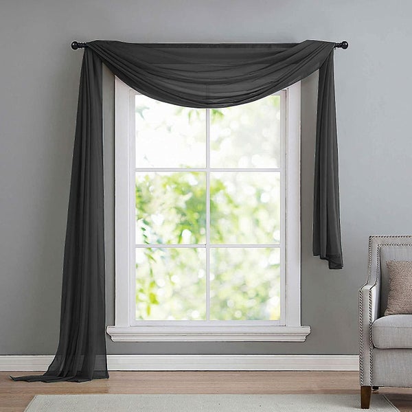 Horizontal Hitch For Curtains (gauze), Transparent Beige Carousel 3