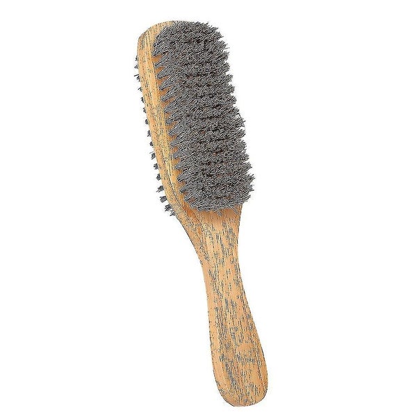 Men's Beard Brush Double-sided Facial Hair Brush Shaving Comb Male Mustache Brus Carousel 1