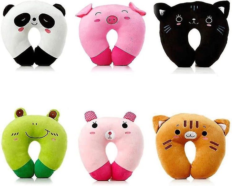 Kids Travel Pillow Cute Animal Neck Pillow Support U Shaped Pillow, Comfortable Carousel 2