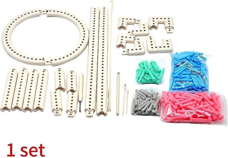 Knit Weave Loom Kit, Heilwiy Multi-function Craft Yarn Knitting Board Knit Weave Carousel 2