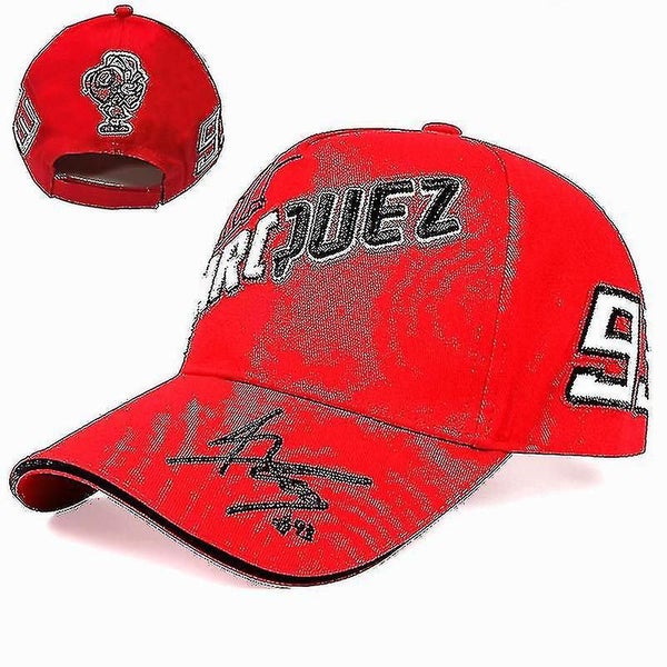 Motogp Motorcycle Honda Team Marc Marquez Racer Racing Cap Embroidered Baseball Carousel 1
