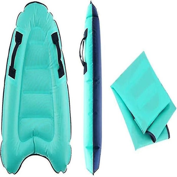 Inflatable Surfing Bodyboard Portable Surfboard With Handles Swimming Boards For Carousel 4