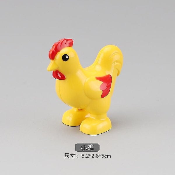 Long Ocean Large Particle Building Block Farm Assembly, Chicken Carousel 1