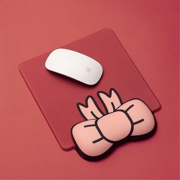 Large Smooth Superfine Fibre Memory Foam Ergonomic Mouse Pad Wrist Rest Support Carousel 1