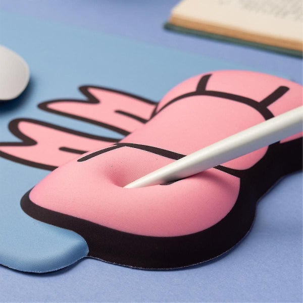 Large Smooth Superfine Fibre Memory Foam Ergonomic Mouse Pad Wrist Rest Support Carousel 2