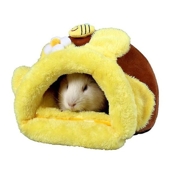 Guinea Pig Sleeping Bag Hedgehog Cuddle Bag Rat House Bed Bee Shape Carousel 1