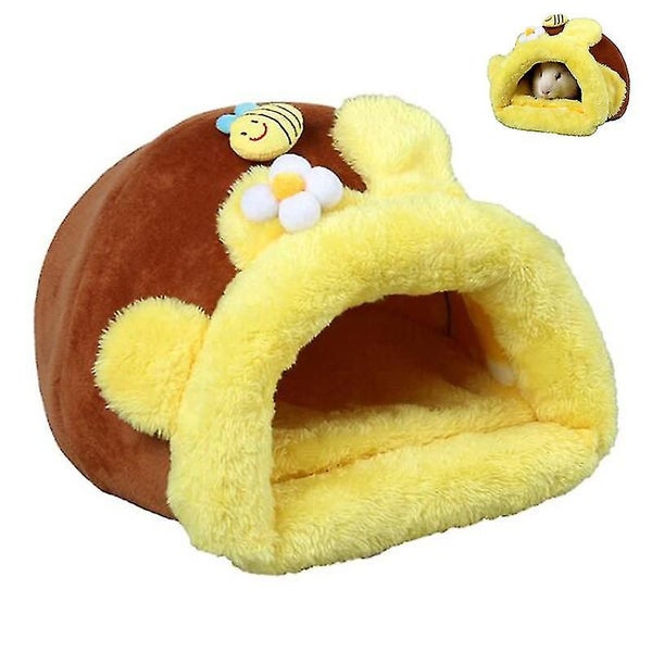 Guinea Pig Sleeping Bag Hedgehog Cuddle Bag Rat House Bed Bee Shape Carousel 2