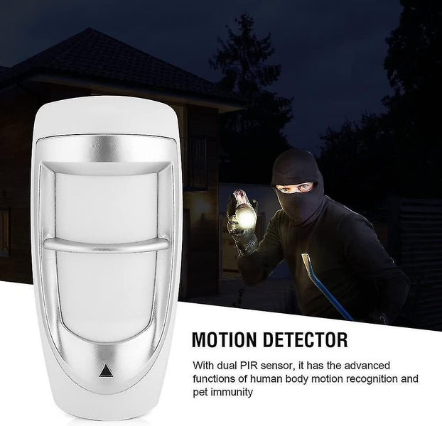 Motion Detector, Outdoor Ip65 Waterproof Wired Immunity Security System With Dua Carousel 2