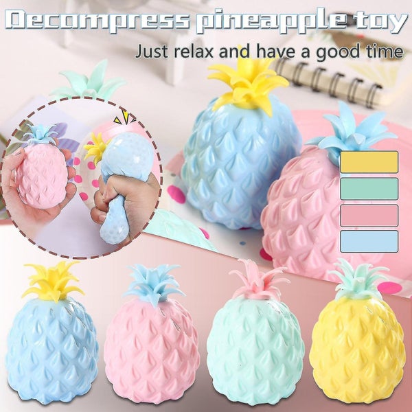 Pineapple Relief Stress Balls Fidget Toys Squeeze Fruit Antistress Decompression Carousel 2