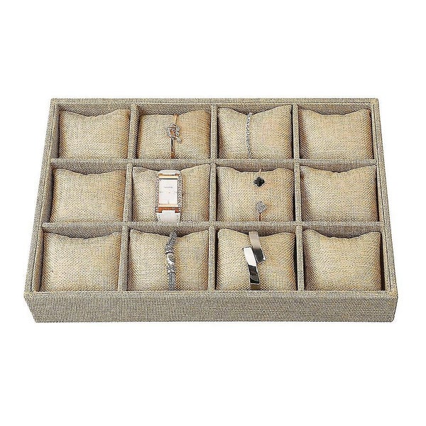 Jewelry Storage Box Jewelry Display Tray Necklace Pendant Organizer Ring Earring Carousel 1