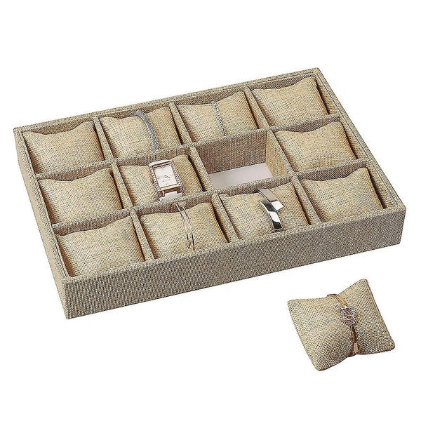 Jewelry Storage Box Jewelry Display Tray Necklace Pendant Organizer Ring Earring Carousel 2