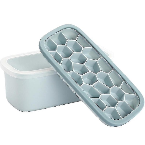 Ice Cube Tray,ice Bin For Freezer With Lid,double Layer Carousel 1