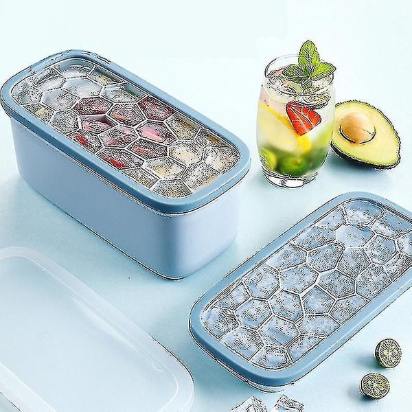 Ice Cube Tray,ice Bin For Freezer With Lid,double Layer Carousel 5