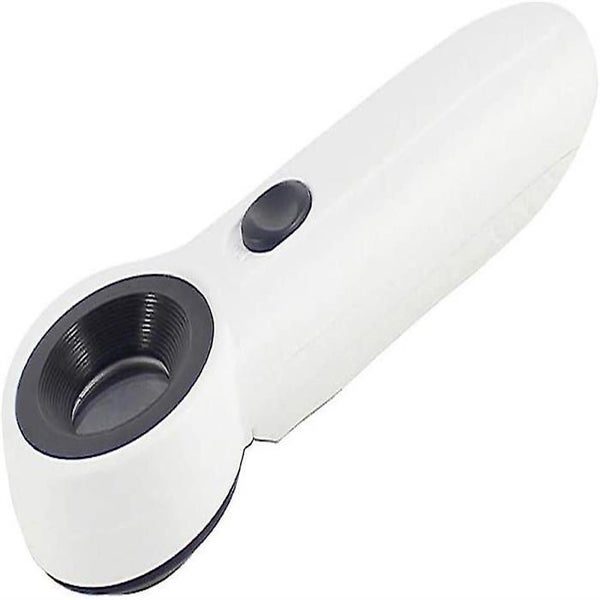 High Power 40x Lighted Magnifying Glass Hand Held Magnifier (style 1) Carousel 1