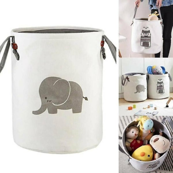 Laundry Basket, Laundry Collector, Toy Storage Basket, Foldable Carousel 1