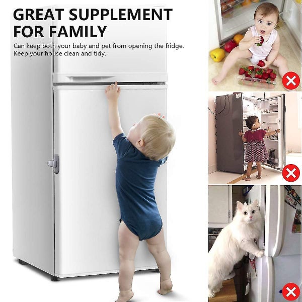 Home Refrigerator Fridge Freezer Door Lock,latch Catch Fridge Locks Carousel 2
