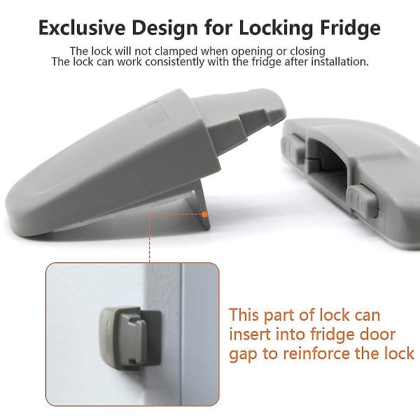 Home Refrigerator Fridge Freezer Door Lock,latch Catch Fridge Locks Carousel 4