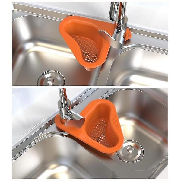 Kitchen Sink Drain Basket Triangle Hanging Sink Strainer Gadgets For Kitchen Bat Carousel 5