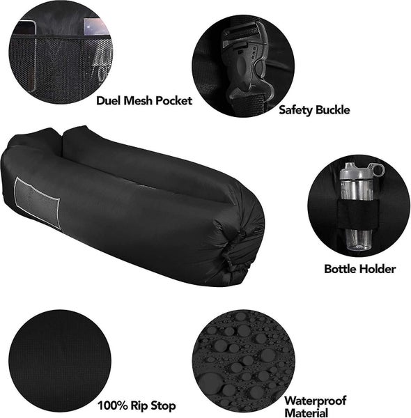 Outdoors Inflatable Air Lounger/sofa, Occasional Chairs, Air Sofa, Heavy Duty Ny Carousel 2