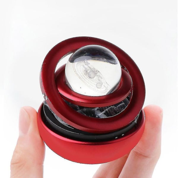 Solar Interstellar Double-ring Rotating Suspended Aromatherapy Air Conditioning Carousel 3