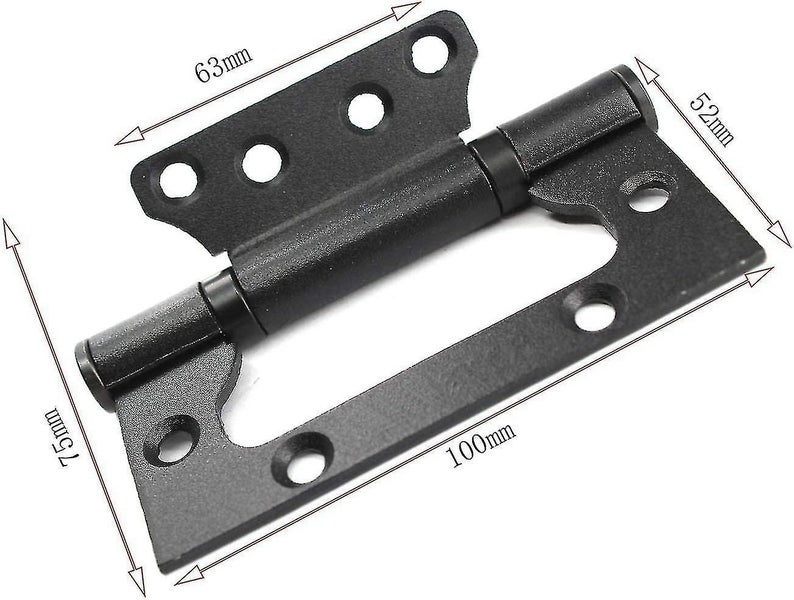 Set Of 4 Rust Resistant Stainless Steel Ball Bearing Invisible Door Hinges Moves Carousel 2