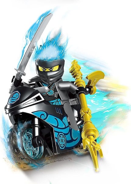 New Motorcycle Phantom Ninja 8 Models With Weapons Assembled Building Blocks Diy Carousel 5