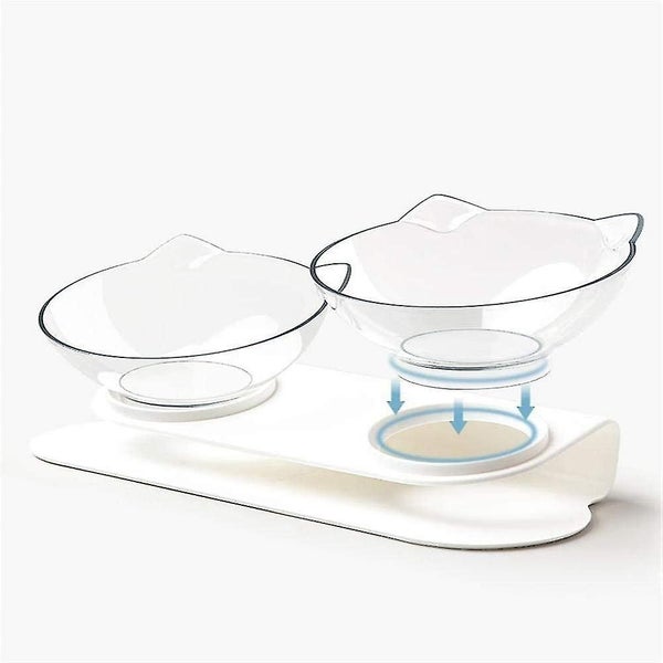 Pet Bowls For Cats, Cat Bowls For Food Water Creative Non-slip Base Food Bowls C Carousel 5