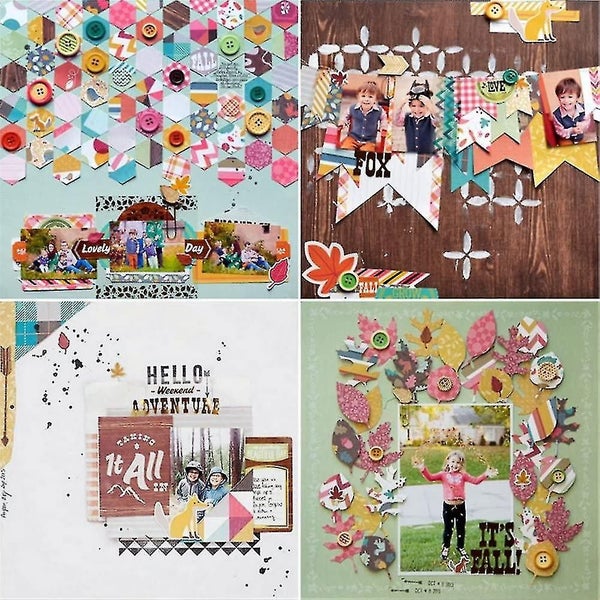 Oriental Riverkit 24 Pieces Heilwiy Patterned Paper, Scrapbooking Paper, Ice And Carousel 4