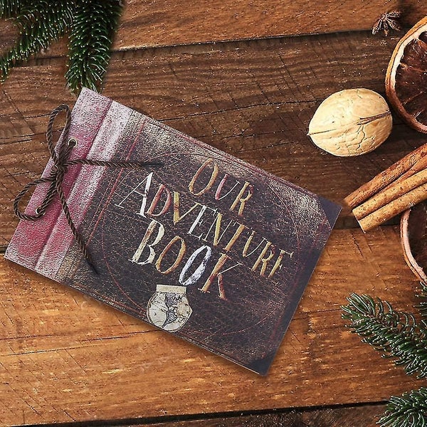 Our Adventure Book, Pixar Up Themed Scrapbook With Movie Postcards, Wedding And Carousel 2