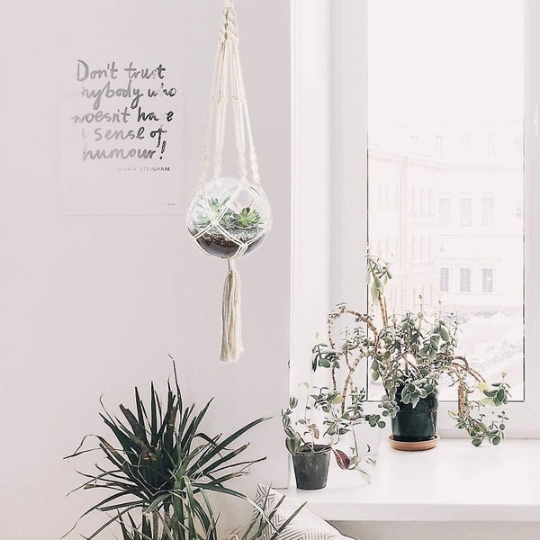 Plant Hanger Indoor Outdoor Wall Mount Ceiling Plant Pot Plant Rack For Patio De Carousel 5