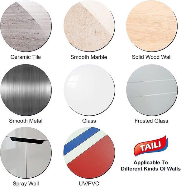 No Drilling Shower Holder Reusable Suction Cup Holder Easy Install For Bathroom Carousel 5