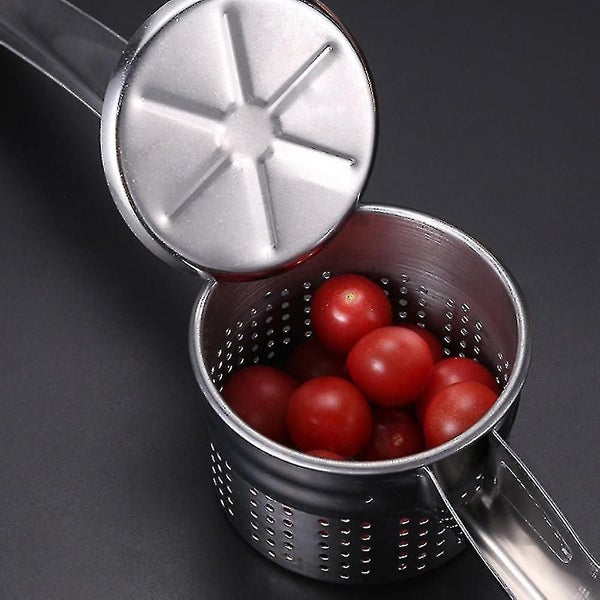 Potato Ricer Stainless Steel Potato Masher Fruit Press With Handles- Carousel 5