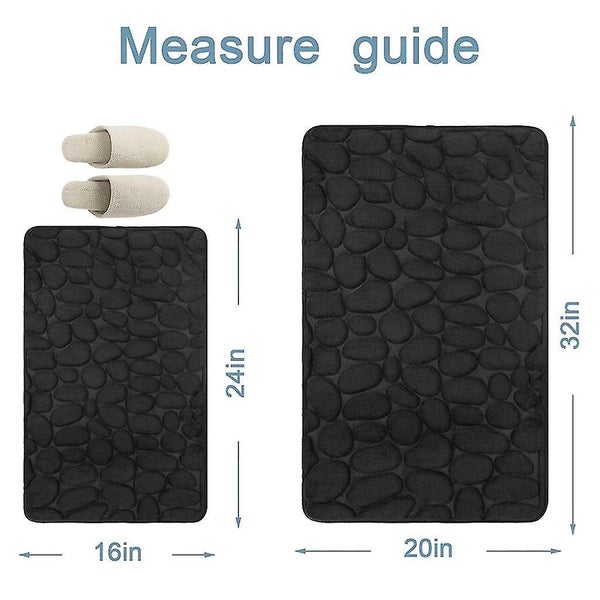 Non slip Bath Mat Bathroom Rugs 50 X 80 Cm Bathroom Rug With Memory Foam Carousel 5