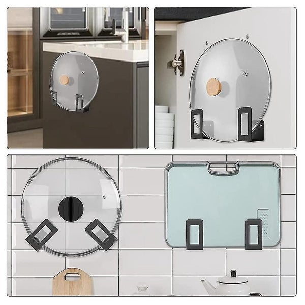 Pot Lid Organizers Inside Cabinet, 5 Pairs Lid Holders For Pots&pans,pot Lid Hol Carousel 2