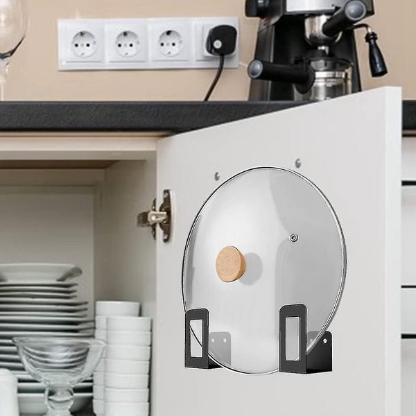 Pot Lid Organizers Inside Cabinet, 5 Pairs Lid Holders For Pots&pans,pot Lid Hol Carousel 5