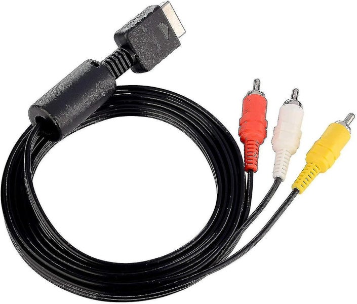 Ps2 Ps3 Av Cable, Av To Rca Cable Cord For Playstation 2 3 /ps2/psx/ps3 Slim Carousel 2