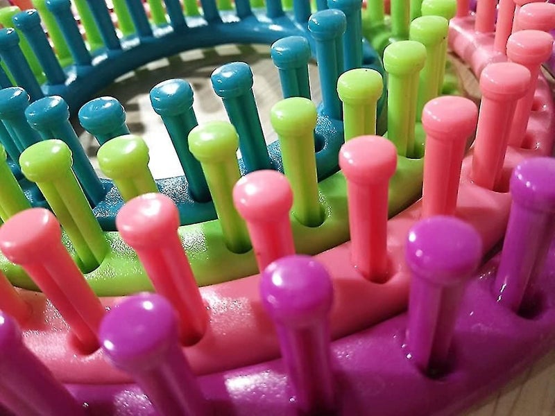 Round Knitting Looms Set Scarf Hat Maker Crochet Kit With Heilwiy Gift Pom Pom M Carousel 2