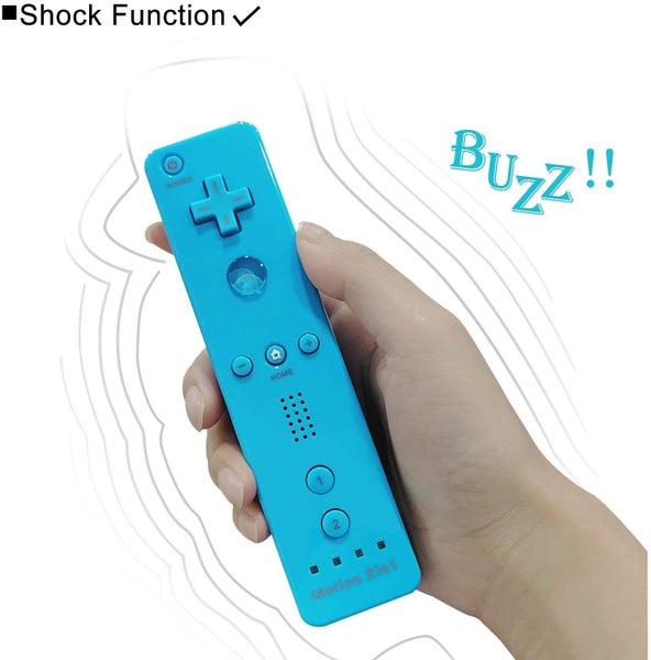 Wii Remote and Nunchuck Controller Blue Carousel 2