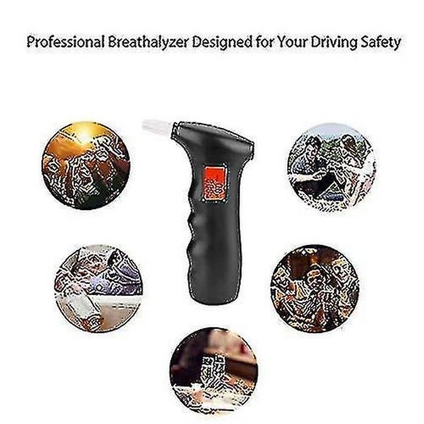 Professional Breathalyzer, Portable Breath Alcohol Tester Digital Carousel 4