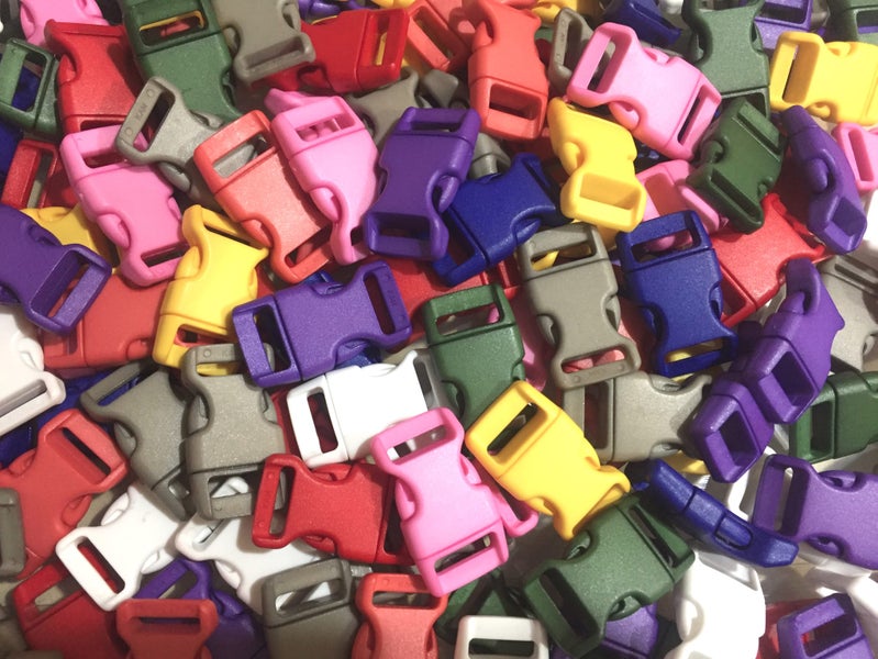 Buckles 15mm 5/8" 10pk mixed colour Carousel 1