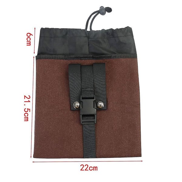 Outdoor Foraging Bag ,canvas Foraging Pouch, Waist1pcsbrown Carousel 2