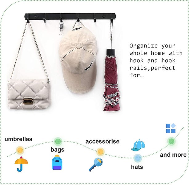 Wall Mounted Coat Rack Stainless Steel Design Coat Racks, Solid Bathroom Coat Ra Carousel 5