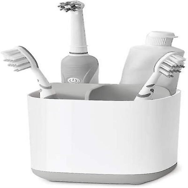 Toothbrush Holder Bathroom Storage Organizer Caddy, Small, Gray Carousel 2