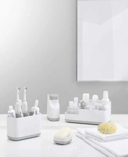Toothbrush Holder Bathroom Storage Organizer Caddy, Small, Gray Carousel 5